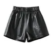 Outono/Inverno 2026 Marca Feminina Novo Casual Versátil Calça Boot de Couro de Perna Larga Cintura Alta Emagrecedora Calça de Couro