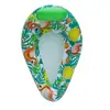 Silla Flotante Inflable Doble Arcoíris con Lentejuelas Transfronteriza para Adultos, Flotador de Natación, Cama Flotante Portátil para Agua