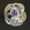 Rotor de Freno de Disco para Vehículos Eléctricos, Motocicletas, Scooters, Disco de Freno, Pastillas de Freno Delanteras y Traseras, Disco de Freno Mecanizado de Acero Puro
