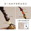 Retro High-grade Sandalwood Zodiac Rabbit Car Chaveiro Pingente Bonito Coelho Celular Cadeia U Disco Pingente Bolsa Pendurada