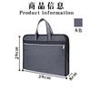 Bolsa de Archivos Portátil Maletín de Doble Tela Oxford Gran Capacidad Bolsa para Reuniones de Negocios Información de Capacitación Bolsa para Computadora Personalización