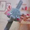 Pulsera de Anillo a Presión de Peluche de Dibujos Animados para Año Nuevo, Lindo Regalo Navideño para Niños, Dulce Muñeca Pulsera para Niñas
