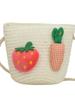 Bolso de accesorios para niños, primavera y verano 2024, bonito bolso bandolera para niñas, mini monedero tejido a la moda.