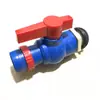 Válvula de Desvío de Tubería Rígida de 1 pulgada N4528 Interruptor de Desvío de Tubería Pe Conector de Desvío para Cinta de Riego por Goteo Agrícola Cinta de Microaspersión