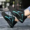 Zapatos Extra Grandes para Hombre, Tenis de Cuero Negro, Zapatos Casuales Impermeables, Zapatos de Papá de Mediana Edad, Zapatos de Algodón Terciopelo, Zapatos de Correr Antideslizantes
