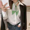(Personalizado) Bufanda de Seda de Moda Corbata Lazo para el Cabello Adorno para la Cabeza Sentido de Alta Gama Pequeño Fresco Fina Estrecha Banda para el Cabello de Mujer Cinta Primavera y Otoño