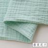 Tecido de linho amassado com gaze de algodão puro de camada dupla cor sólida estilo chinês roupa de verão vestido roupa de casa tecido decorativo