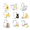 Bestseller transfronterizo juego de 9 piezas para hornear DIY impreso Halloween molde para galletas de gato de acero inoxidable y molde de anillo de mousse