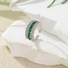 Anel de Zircônia Mais Vendido da Amazon Banhado a Ouro 18K Abertura de Coração Diamante Colorido Nicho Europeu e Americano Anel de Alta Qualidade