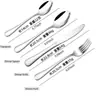 Amazon Transfronterizo Juego de Cubiertos Occidentales de Acero Inoxidable Cuchillo, Tenedor y Cuchara 24 Piezas Cuchillo para Bistec, Tenedor y Cuchara Acero Inoxidable Venta al por Mayor