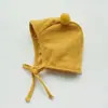 Gorro de bebé otoño e invierno gorra de béisbol lindo súper lindo para recién nacidos niños y niñas algodón puro gorro fetal protección de fontanela Primavera