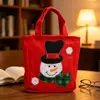 Bolsa de regalo de Navidad con cordón transfronteriza, bolsa de regalo decorativa creativa, empaque de dulces de Santa Claus, bolsa de regalo portátil