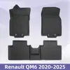 Adecuado para Renault Qm6 2020-2025 Material 3D para Todo Clima Alfombrilla de Piso Xpe Alfombrilla de Cajuela