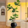 Plantas verdes artificiales de estilo vintage, higuera artificial para la sala de estar, ofreciendo una sensación de lujo ligero y alta gama, plantas verdes artificiales para decoración de interiores