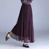 Falda Reversible de Moda para Mujer, Nuevo Estilo Otoño 2026, Elegante y Moderna, Cintura Elástica, Popular Falda Plisada de Malla