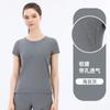 Keluoyi 2026 Primavera/Verano Nuevo Transpirable Perforado Deporte Manga Corta Secado Rápido Elástico Correr Fitness Top