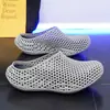 Zapatos de verano para hombre Baotou, tipo mocasín, para uso exterior y al volante, estilo slip-on, adecuados para conducción de larga distancia, uso en la oficina y como reemplazo de los zuecos de impresión 3D