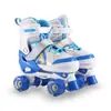 Patinetas de Doble Fila Seleccionadas Cuidadosamente para Principiantes, Patinetas para Hombres y Mujeres, Juego Completo con Ruedas Intermitentes de Doble Fila, en Stock