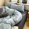 Juego de Ropa de Cama Modelo Nuevo 2026 Clase A Peso Alto Ultra Suave Estilo Minimalista - Juego de Cuatro Piezas para Dormitorio Estudiantil, Incluye Sábana y Funda de Edredón (Set de tres piezas)