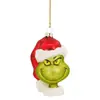 Grinch Desenho Animado Transfronteiriço Acrílico de Dupla Face Pingente de Decoração de Árvore de Natal Pingente de Natal Presente Decoração Criativa