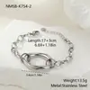 Conjunto de Joias Personalizado Geométrico Vazado de Aço Inoxidável Colar Pulseira Brincos Anel Versátil Atacado Estilo Europeu e Americano Transfronteiriço