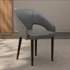 Mesa y sillas de comedor de lujo minimalista estilo italiano para el hogar, sillas de comedor de ocio para hotel restaurante nórdico, cuero moderno para discusiones