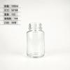 Botella de cápsula transparente de especificaciones múltiples 50ml-150ml botella de vidrio medicinal Cordyceps partículas de polvo medicinal producto para el cuidado de la salud prueba botella vacía