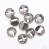 Nuevas cuentas botón de jade de porcelana 14MM lingote cuentas de cristal tallado múltiple accesorios para joyería DIY