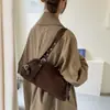 Bolso de axila para mujer 2026 nuevo de moda otoño gamuza de alta gama Melard bolso de hombro bolso retro para el día a día