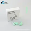 Tapones para Oídos de Silicona Suave Forma de Aleta de Tiburón Aislamiento Acústico de Tres Capas Dormir Oficina Aprendizaje Reducción de Ruido Natación Protección para los Oídos Tapones Impermeables
