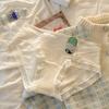 Ropa interior modal para mujer, de seda morera, de algodón, con entrepierna larga, 2025, bragas de cintura media sin marcas para niña.