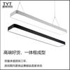 Luz de tira LED pendurada fio luz de escritório lustre de escritório ao vivo teto luz de tira led supermercado shopping shopping luz quadrada
