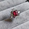 6 Cristales Artificiales Estilo Francés Resistente Piedra Preciosa de Color Zircón Vintage Italiano Paraiba Anillo Joyería Piedra Suelta