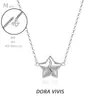 Los 10 Artículos Más Vendidos en Douyin: Collar Magnético de Estrella Importado Tridimensional con Diseño de Diamante Completo, Cadena de Clavícula Versátil y Sencilla