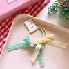 Clipe de Bico de Pato com Laço de Renda Novo de Primavera para Crianças Coreanas, Clipe Superior para Meninas, Laço de Tecido Grande para Pais e Filhos, Argola de Cabelo para Adultos