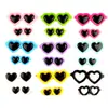 Accesorios Redondos de Resina para Manualidades para Tocados, Gafas, Fundas de Teléfono, Piezas de Resina en Forma de Corazón, Pegamento de Crema y Materiales para Zapatos Crocs