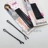 Placa para el cabello Pinza para cabello roto negra moda simple pinza para flequillo 4.6/5.8cm pinza ondulada