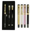Set de Regalo de Tres Piezas Cabeza de Dragón Yongsheng Pluma Fuente Grabable con Logo, Pluma de Caligrafía para Estudiantes, Pluma para Firma de Regalo Empresarial