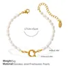 Conjunto de Pulsera y Collar de Perlas de Agua Dulce Retro Europeo y Americano, Suave y Elegante, con Cierre Metálico de Acero Inoxidable, Cadena para Clavícula de Viaje