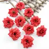 4.5cm nuevo pequeño rizado hecho a mano flor artificial diy tocado sombrero flor flor de zapato holiday playa flor de seda multicolor