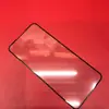 Para teléfono móvil real me 10pro + serigrafía pantalla completa pegamento completo HD película templada aluminio alto cubierta de pantalla completa película protectora