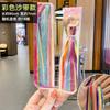 Corea del Sur Trenza de Pelo Cuerda de Color Trenza Oculta Cuerda de Pelo Trenzado Sucio de Siete Colores Serie Mori Cinta para Niños Tocado Cuerda Cinta