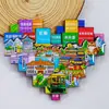 2026 Nuevo Modelo Imanes para Refrigerador de Monumentos de Ciudades Chinas Yunnan Shenyang Hong Kong Guangzhou Souvenirs Turísticos Culturales y Creativos