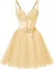 Estilo Nuevo 2026 Elegante Ceñidor de Cintura Sin Tirantes Malla Fiesta de Cumpleaños Dama de Honor Vestido de Noche para Mujeres, Suministro Transfronterizo