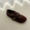 Zapatos Casuales Versátiles Retro Estilo Coreano para Mujer Modelo Nuevo Primavera Temprana 2026 Zapatos de Mujer Súper Elegantes y Modernos Ligeros y Cómodos
