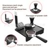 Alfombrilla de silicona para prensar café, almohadilla antideslizante de silicona para accesorios de café, almohadilla para prensar polvo, almohadilla para equipo de mostrador de barra