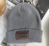 Chapéu de Lã para Mulheres no Inverno Estilo K Versátil que Valoriza o Rosto Chapéu de Pequeno Proprietário Tendência Popular Bonito Ins Chapéu de Tricô à Prova de Frio para Homens