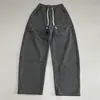 Pantalones Casuales Gruesos con Forro de Polar para Mujer, Nuevos Otoño e Invierno, Holgados, Adelgazantes, Versátiles, de Pierna Ancha, Largos, Pantalones de Chándal de Color Sólido