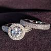 Día de San Valentín Chino Moda Popular Anillo de Alta Gama Anillo Combinado para Mujer Exquisito Anillo de Pareja R220-779A