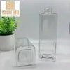 Cabezal de Bomba de Spray para Pistola Cuadrado 500ml Pet Desinfectante de Manos con Alcohol Botella de Plástico Transparente con Spray